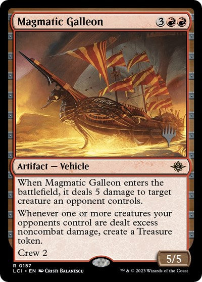Magmatic Galleon (Promo Pack: The Lost Caverns of Ixalan) Near Mint Foil