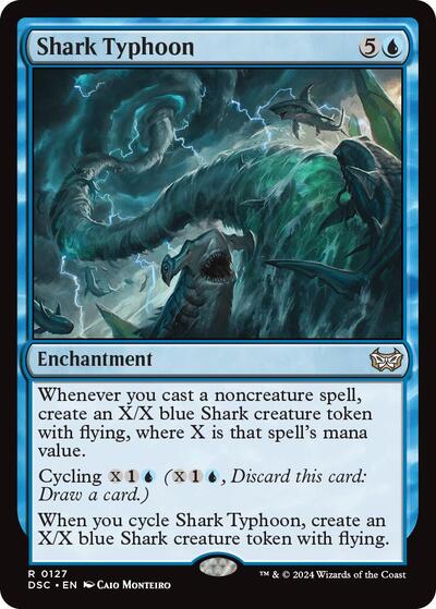 Shark Typhoon (Commander: Duskmourn: House of Horror) Near Mint