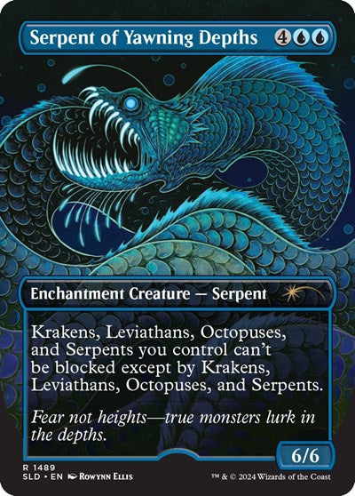 Serpent of Yawning Depths (Secret Lair) Light Play