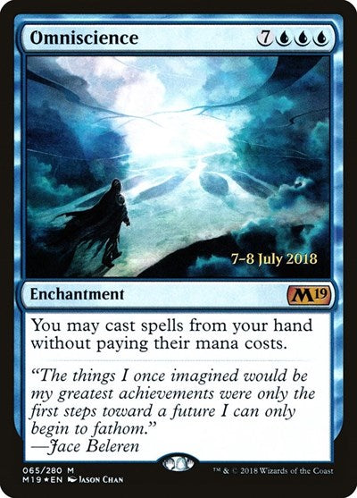 Omniscience (M19) (Promos: Prerelease Cards) Near Mint Foil