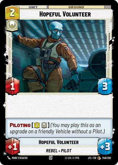 Hopeful Volunteer (Jump to Lightspeed) Near Mint