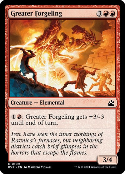 Greater Forgeling (Ravnica Remastered) Light Play Foil