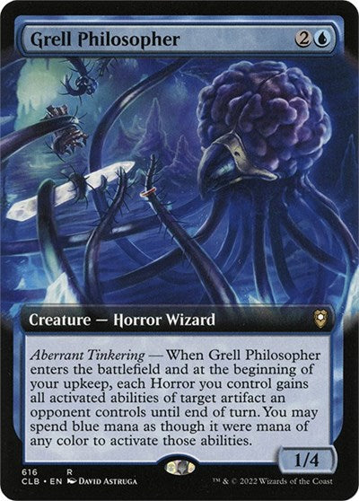 Grell Philosopher (Extended Art) (Commander Legends: Battle for Baldur's Gate) Light Play