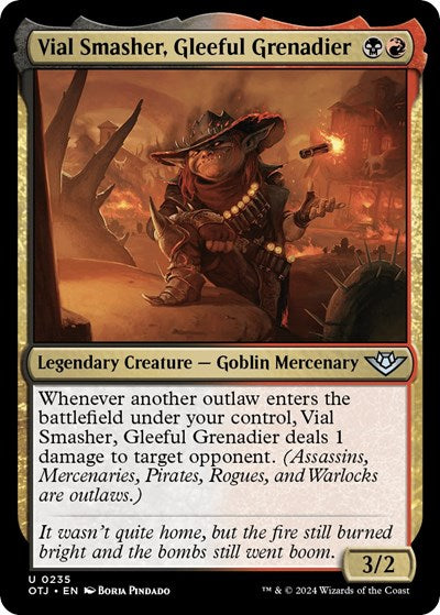 Vial Smasher, Gleeful Grenadier (Outlaws of Thunder Junction) Light Play Foil