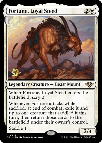 Fortune, Loyal Steed (Promos: Prerelease Cards) Light Play Foil