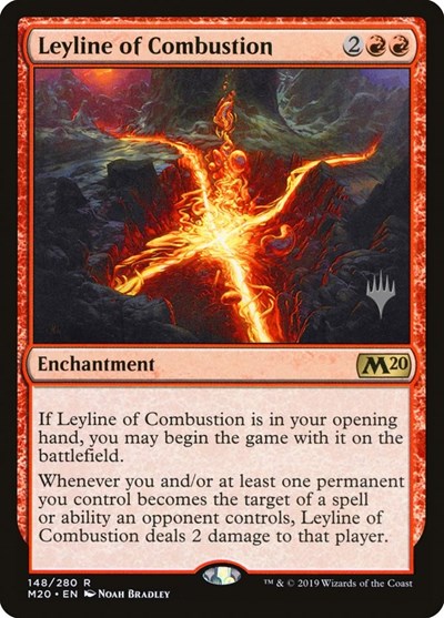 Leyline of Combustion (Promo Pack: Core Set 2020) Medium Play