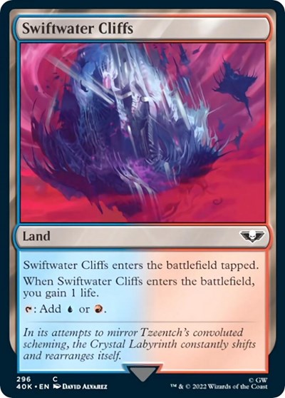 Swiftwater Cliffs (Surge Foil) (Universes Beyond: Warhammer 40K) Near Mint Foil