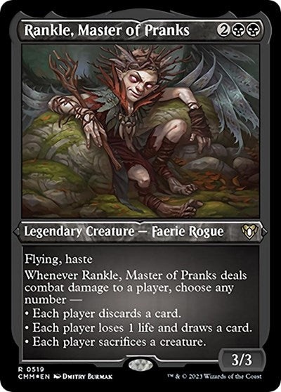 Rankle, Master of Pranks (Foil Etched) (Commander Masters) Near Mint Foil
