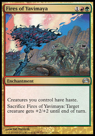 Fires of Yavimaya (Planechase 2012) Light Play