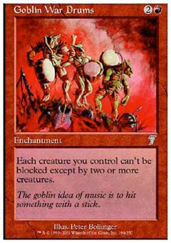 Goblin War Drums (7th Edition) Medium Play