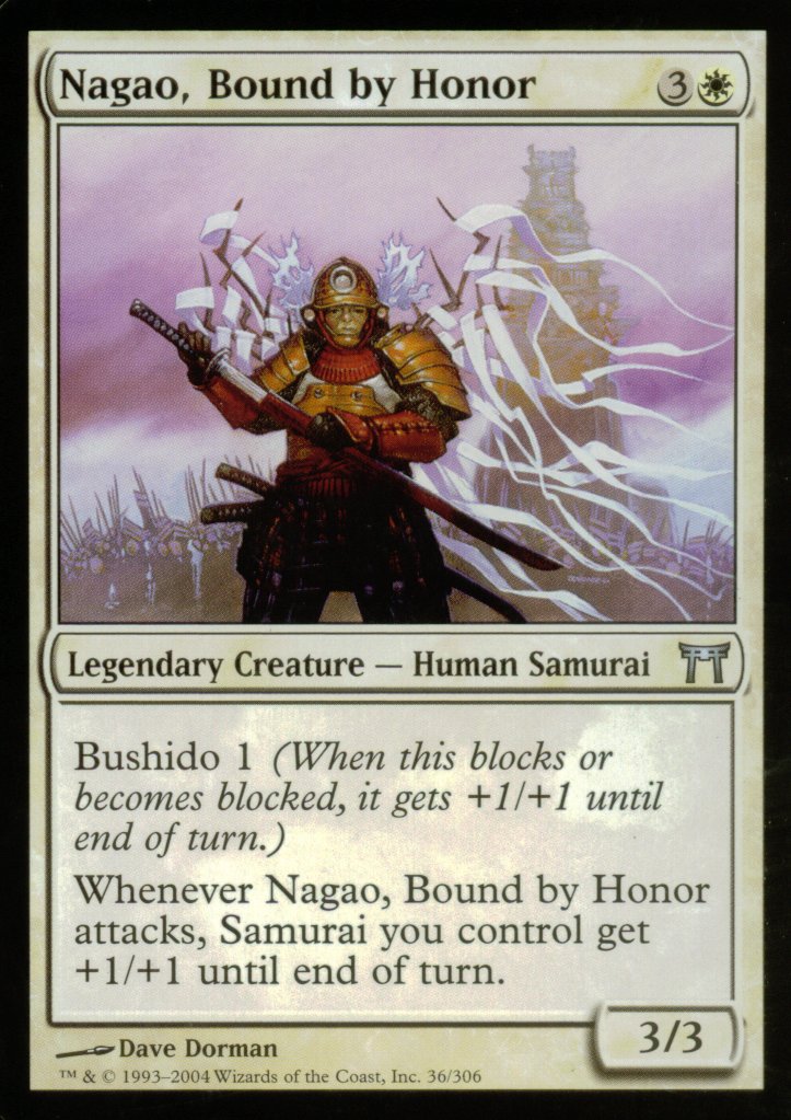 Nagao, Bound by Honor (Champions of Kamigawa) Medium Play