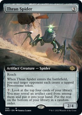 Thran Spider (Extended Art) (The Brothers' War) Light Play