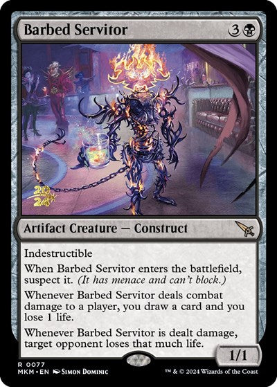 Barbed Servitor (Promos: Prerelease Cards) Light Play Foil