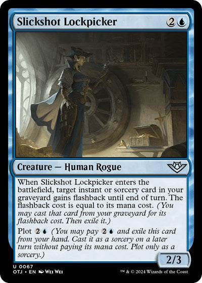 Slickshot Lockpicker (Outlaws of Thunder Junction) Light Play Foil