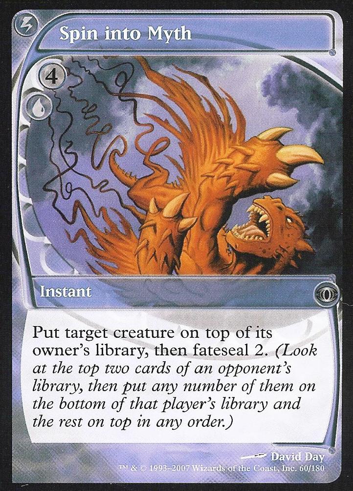 Spin into Myth (Futuresight) Medium Play Foil