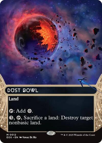 Dust Bowl (0012) (Borderless) (Stellar Sights) Light Play Foil