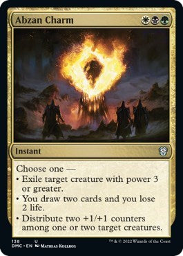 Abzan Charm (Commander: Dominaria United) Light Play