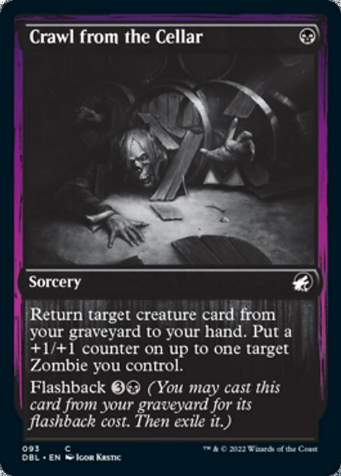 Crawl from the Cellar (Innistrad: Double Feature) Light Play Foil
