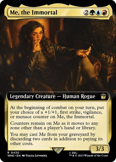 Me, the Immortal (Extended Art) (Universes Beyond: Doctor Who) Light Play Foil