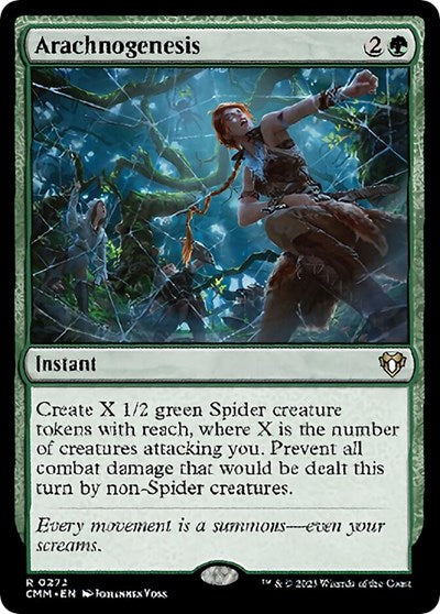 Arachnogenesis (Commander Masters) Light Play Foil