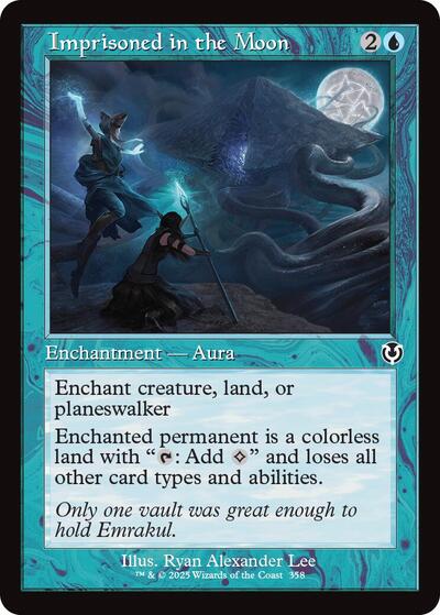 Imprisoned in the Moon (Retro Frame) (Innistrad Remastered) Light Play Foil