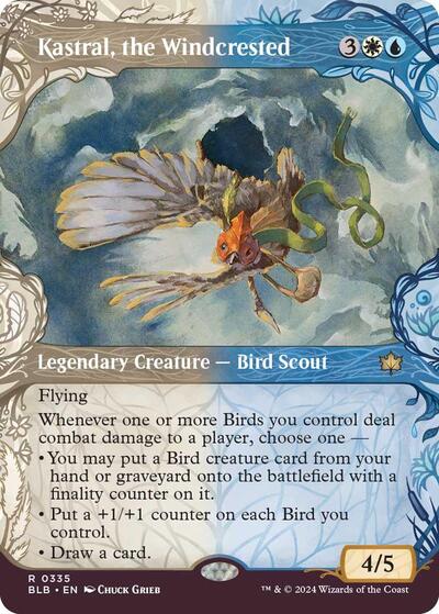 Kastral, the Windcrested (Showcase) (Bloomburrow) Near Mint