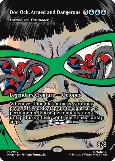 Doc Ock, Armed and Dangerous - Lorthos, the Tidemaker (Borderless) (Marvel Eternal-Legal) Near Mint