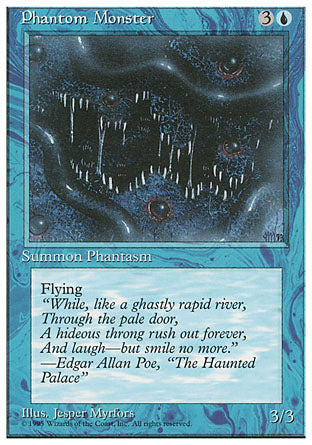Phantom Monster (4th Edition) Damaged / Poor