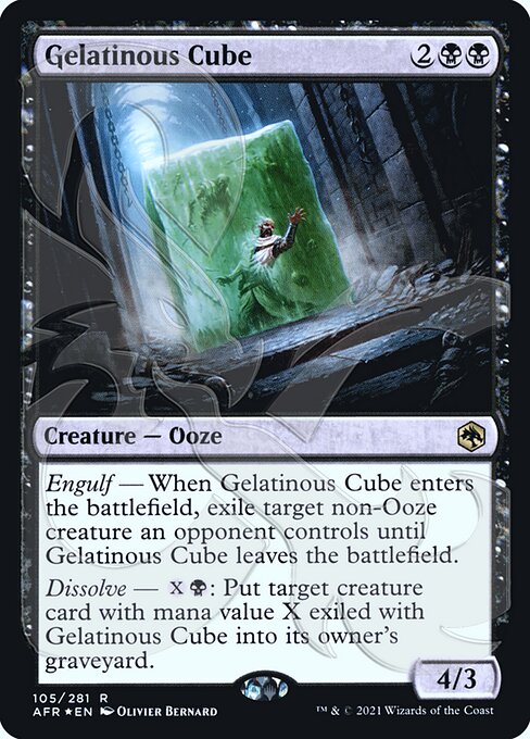 Gelatinous Cube (AFR Ampersand Promos) Near Mint Foil