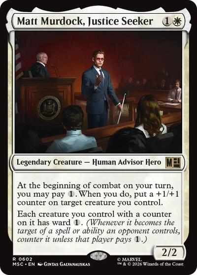 Matt Murdock, Justice Seeker (Commander: Marvel Super Heroes) Near Mint