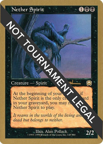 Nether Spirit - 2001 Antoine Ruel (MMQ) (World Championship Decks) Light Play