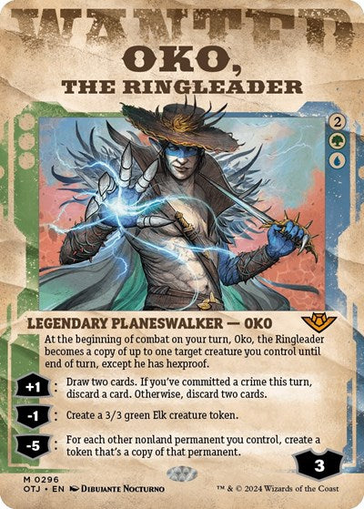 Oko, the Ringleader (Showcase) (Outlaws of Thunder Junction) Light Play