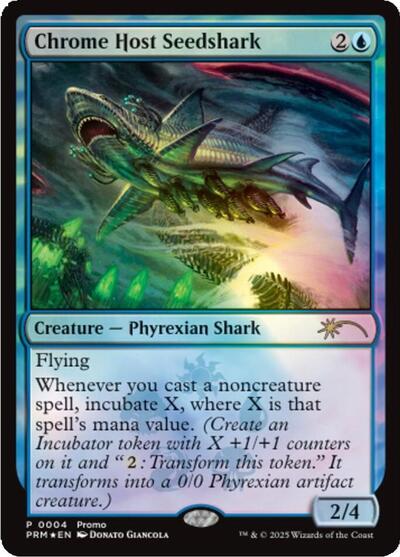 Chrome Host Seedshark (Promos: Unique and Miscellaneous) Medium Play Foil