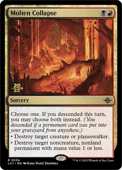 Molten Collapse (Promos: Prerelease Cards) Light Play Foil
