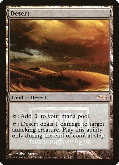 Desert (Promos: FNM) Light Play Foil