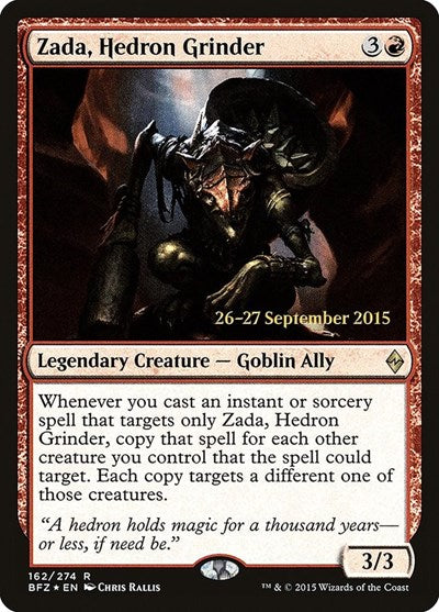 Zada, Hedron Grinder (Promos: Prerelease Cards) Light Play Foil
