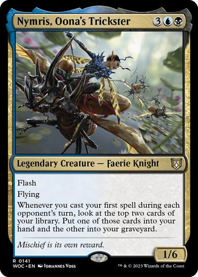 Nymris, Oona's Trickster (Commander: Wilds of Eldraine) Light Play