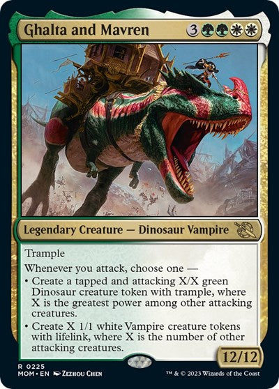 Ghalta and Mavren (March of the Machine) Near Mint Foil