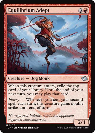 Equilibrium Adept (Tarkir: Dragonstorm) Light Play
