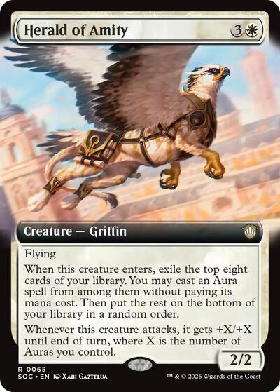 Herald of Amity (Extended Art) (Commander: Secrets of Strixhaven) Near Mint