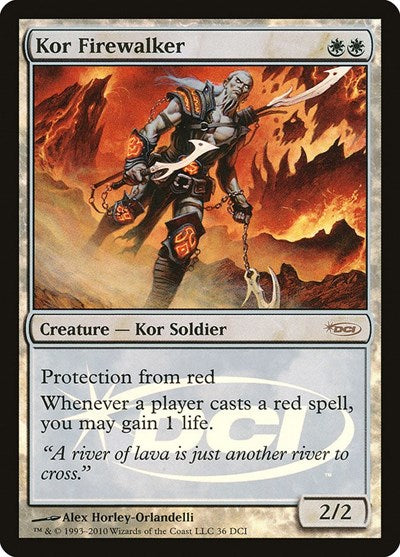 Kor Firewalker (Promos: WPN and Gateway) Near Mint Foil