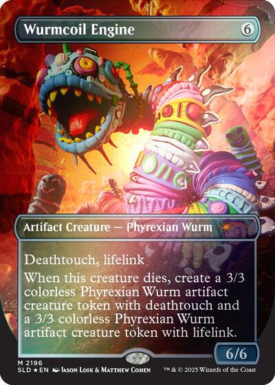 Wurmcoil Engine (2196) (Rainbow Foil) (Secret Lair) Near Mint Foil