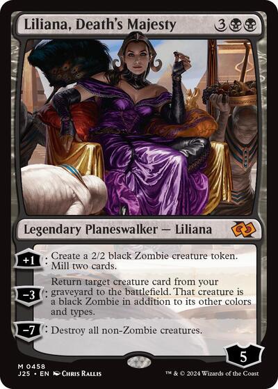 Liliana, Death's Majesty (Foundations Jumpstart) Medium Play
