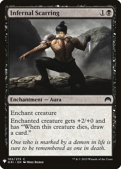 Infernal Scarring (Mystery Booster) Medium Play