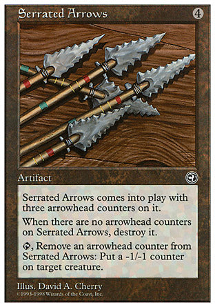 Serrated Arrows (Anthologies) Damaged / Poor