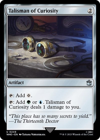 Talisman of Curiosity (Universes Beyond: Doctor Who) Near Mint Foil