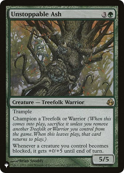 Unstoppable Ash (The List) Near Mint