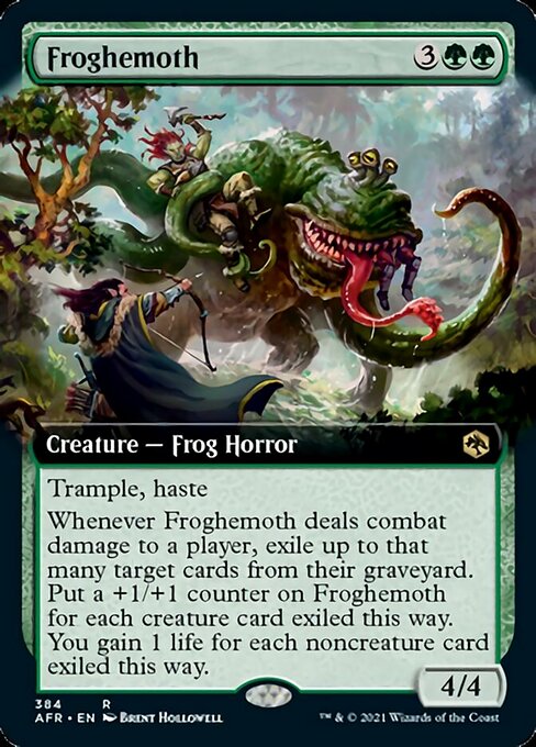 Froghemoth (Extended Art) (Adventures in the Forgotten Realms) Light Play