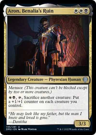 Aron, Benalia's Ruin (Dominaria United) Medium Play Foil