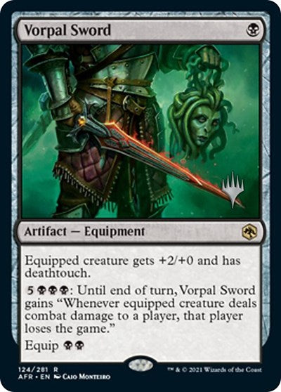 Vorpal Sword (Promo Pack: Adventures in the Forgotten Realms) Near Mint